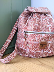 Backpack || Rust Medallion Design